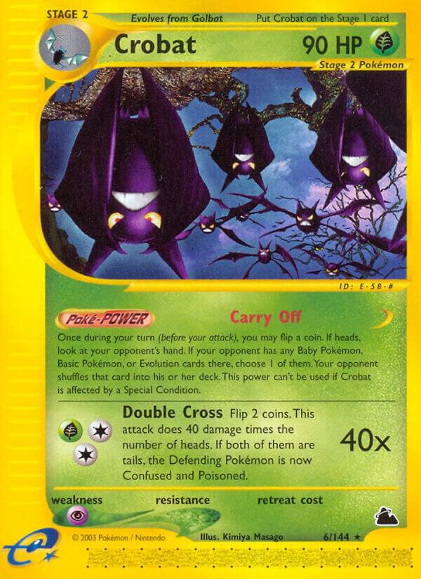 Crobat (6) 006/144 card from Skyridge