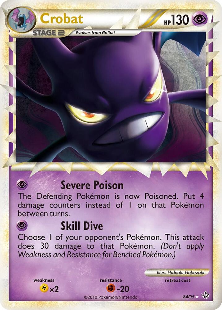 Crobat (Prime) 84/95 card from Unleashed