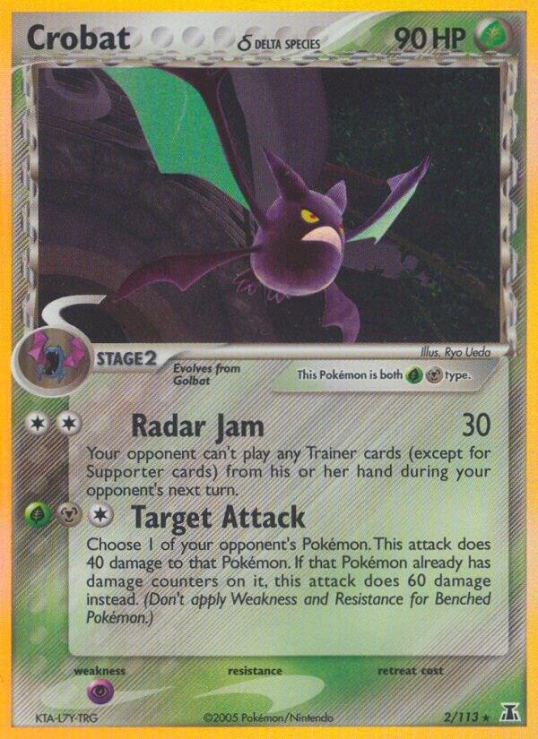 Crobat (Delta Species) 2/113 card from Delta Species