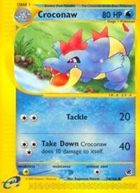 Croconaw 074/165 card from Expedition