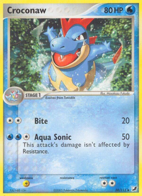 Croconaw 38/115 card from Unseen Forces