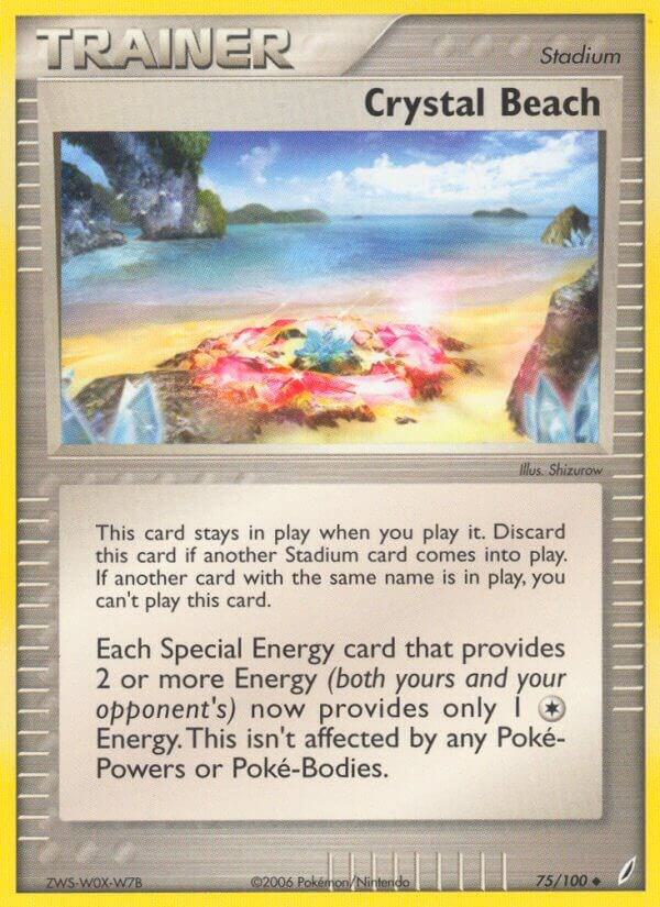 Crystal Beach 75/100 card from Crystal Guardians