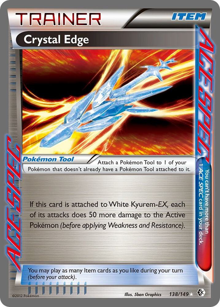 Crystal Edge 138/149 card from Boundaries Crossed