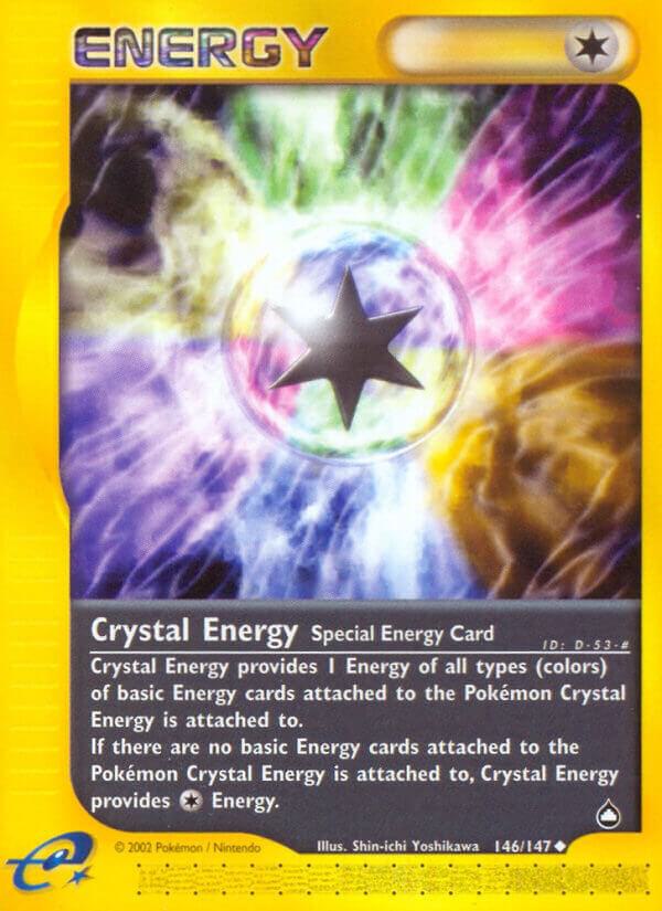 Crystal Energy 146/147 card from Aquapolis