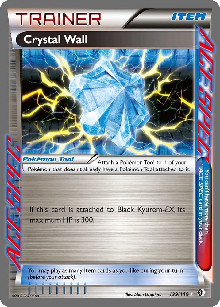 Crystal Wall 139/149 card from Boundaries Crossed