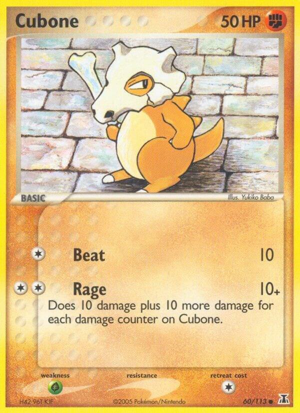 Cubone 60/113 card from Delta Species