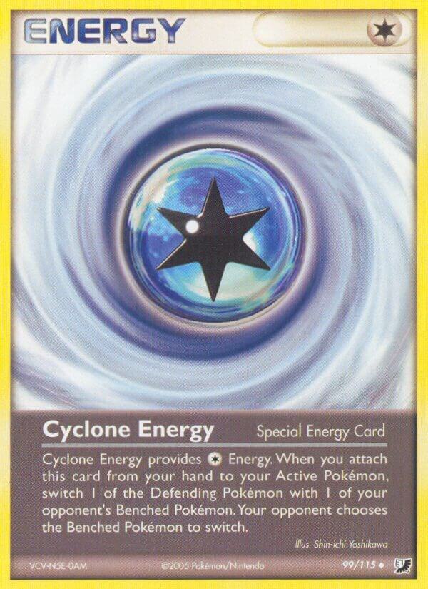 Cyclone Energy 99/115 card from Unseen Forces