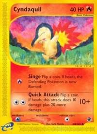 Cyndaquil (104) 104/165 card from Expedition