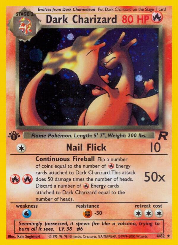 Dark Charizard (4) 04/82 card from Team Rocket