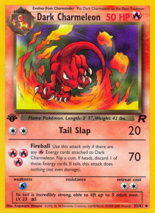 Dark Charmeleon 32/82 card from Team Rocket