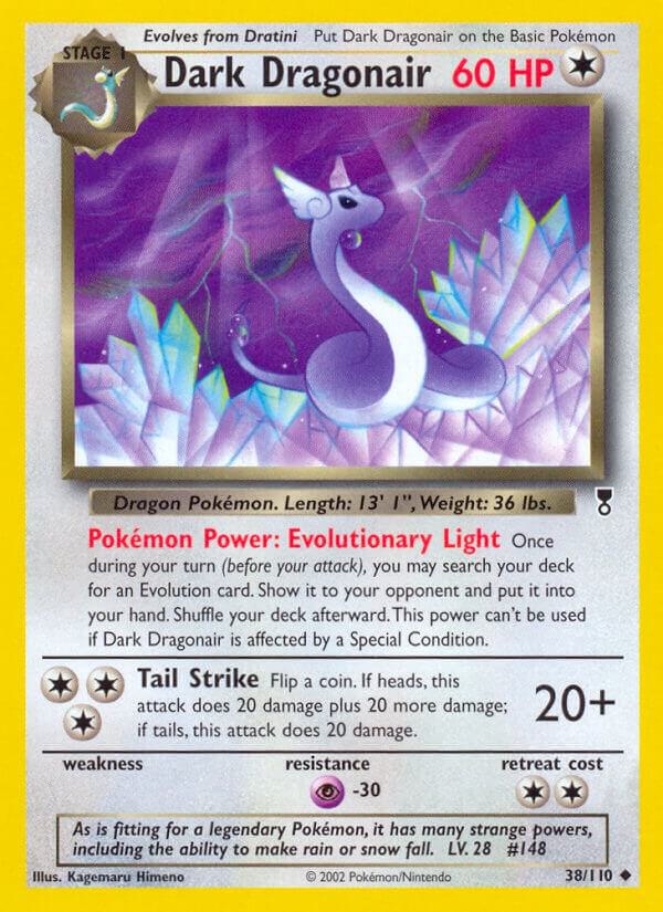 Dark Dragonair 038/110 card from Legendary Collection