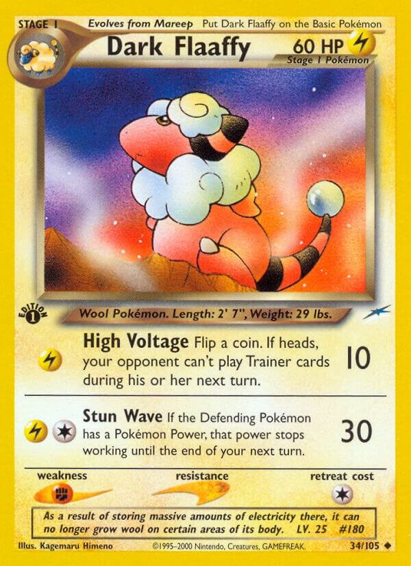 Dark Flaaffy 034/105 card from Neo Destiny