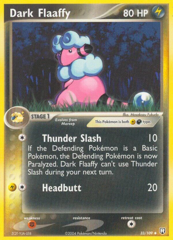 Dark Flaaffy 33/109 card from Team Rocket Returns