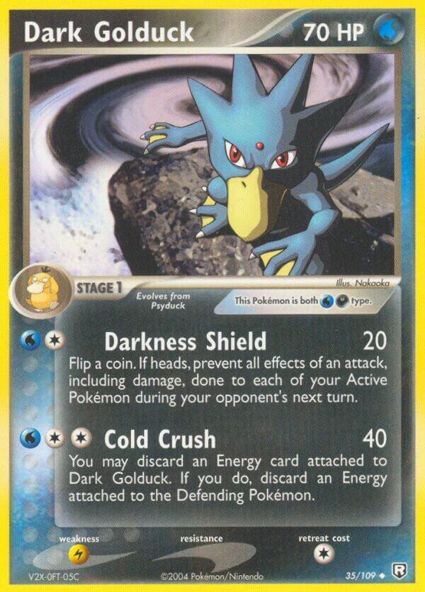 Dark Golduck 35/109 card from Team Rocket Returns