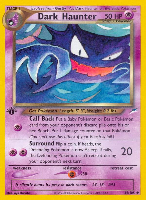 Dark Haunter 036/105 card from Neo Destiny