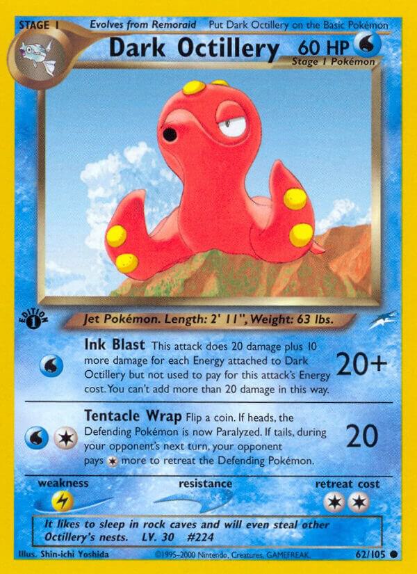 Dark Octillery 062/105 card from Neo Destiny