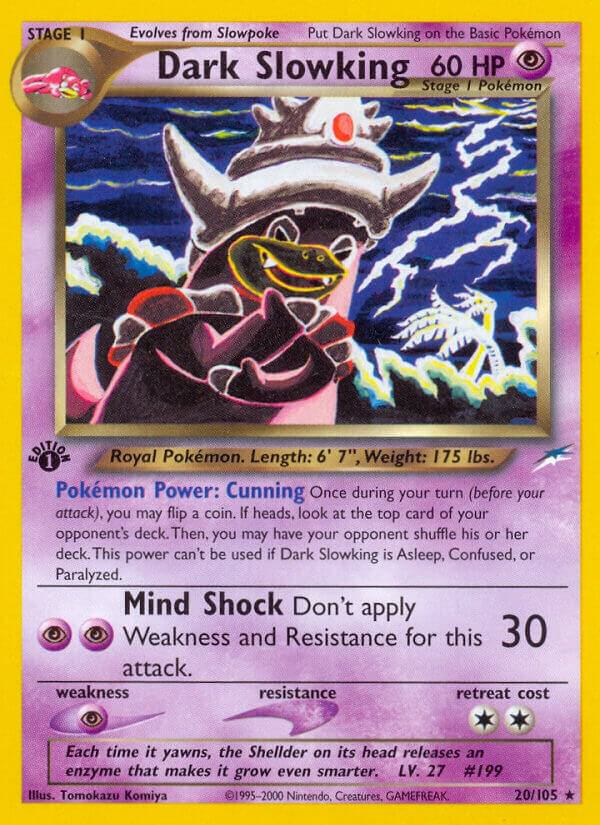 Dark Slowking 020/105 card from Neo Destiny