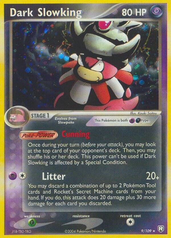 Dark Slowking 9/109 card from Team Rocket Returns