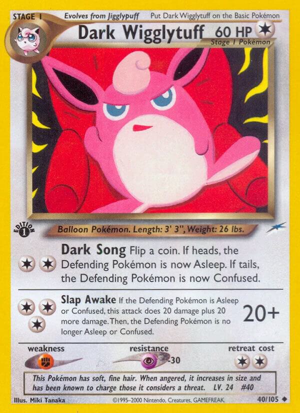 Dark Wigglytuff 040/105 card from Neo Destiny