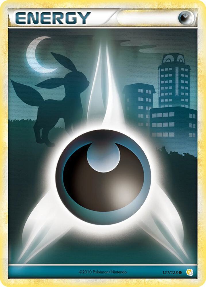 Darkness Energy (Basic) 121/123 card from HeartGold SoulSilver