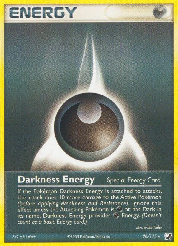 Darkness Energy (Special) 96/115 card from Unseen Forces