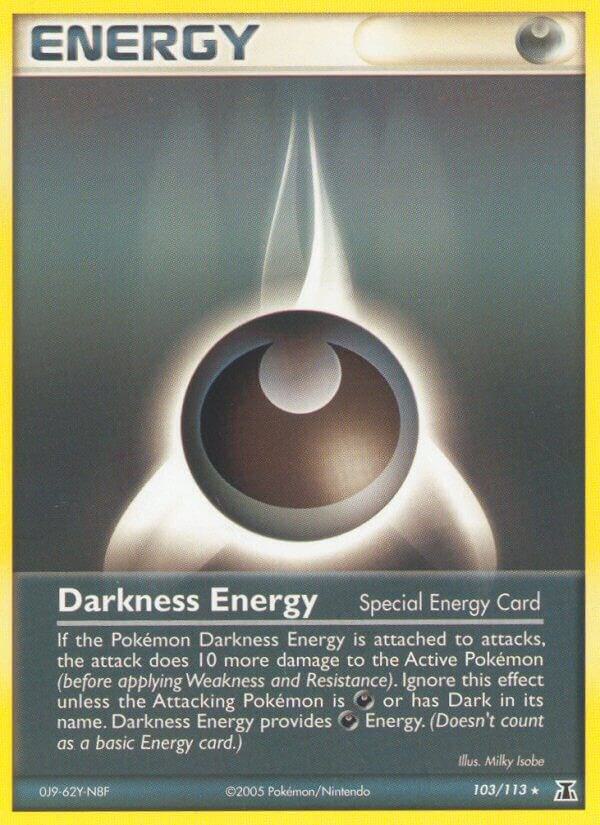 Darkness Energy (Special) 103/113 card from Delta Species