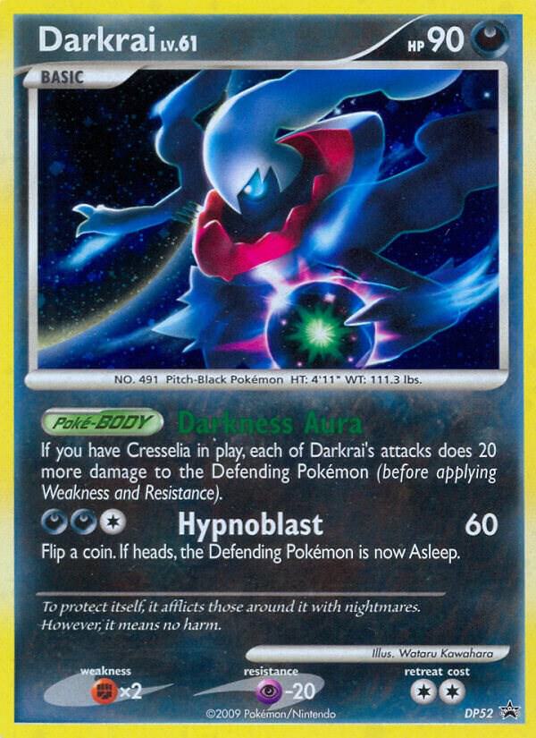 Darkrai DP52 card from Diamond and Pearl Promos