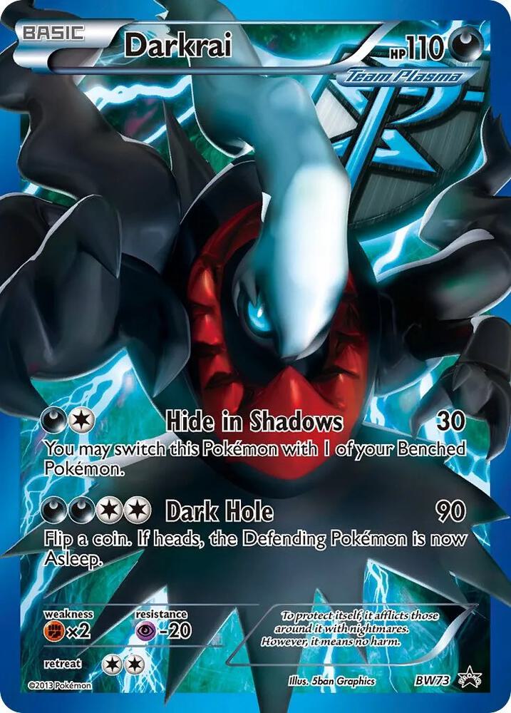 Darkrai (Team Plasma) BW73 card from Black and White Promos