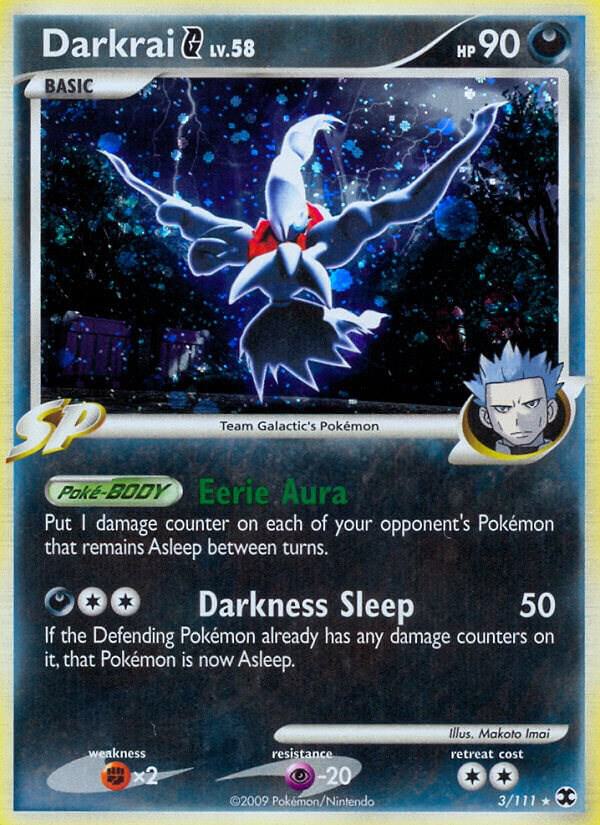 Darkrai G 3/111 card from Rising Rivals