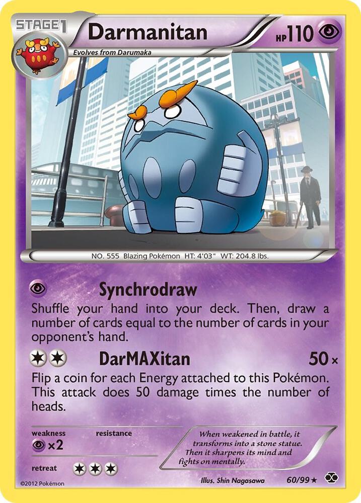 Darmanitan 60/99 card from Next Destinies
