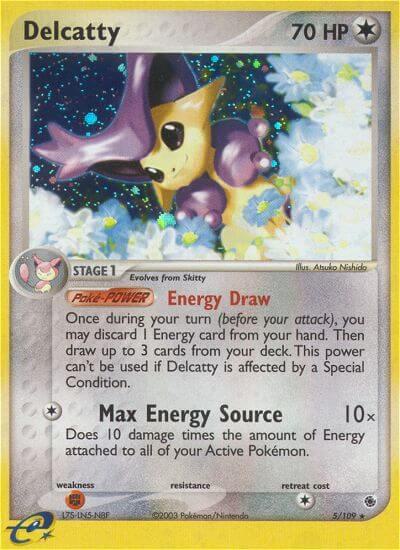 Delcatty 5/109 card from Ruby and Sapphire