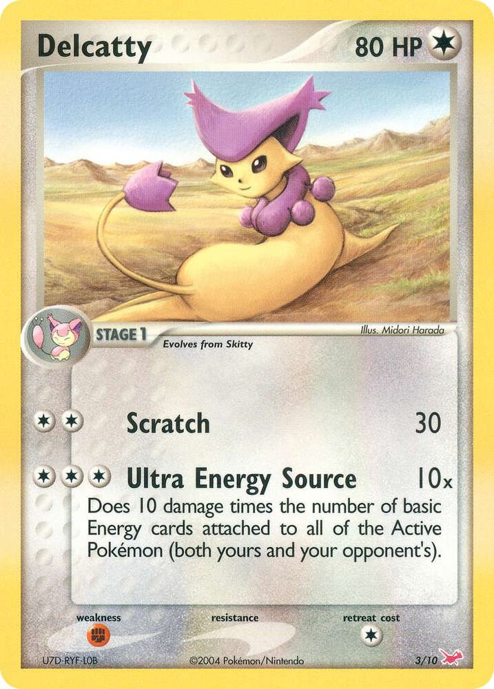 Delcatty 3/10 card from EX Trainer Kit 1: Latias & Latios