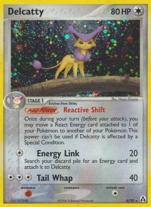 Delcatty 4/92 card from Legend Maker