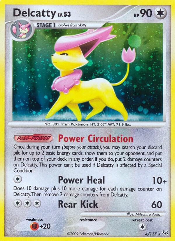 Delcatty 4/127 card from Platinum