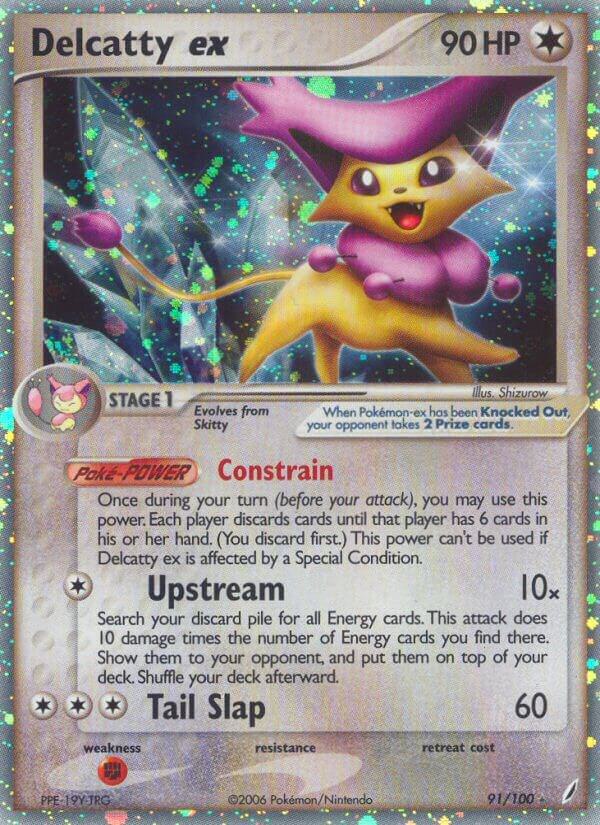 Delcatty ex 91/100 card from Crystal Guardians
