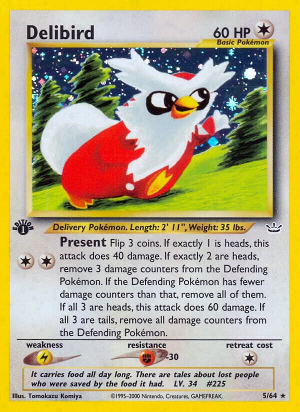 Delibird 05/64 card from Neo Revelation