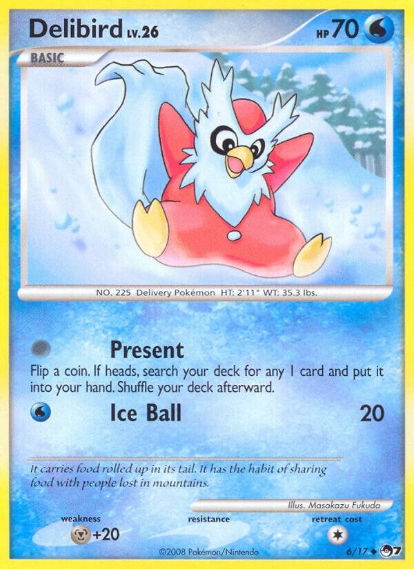 Delibird 006/017 card from POP Series 7