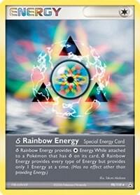 Delta Rainbow Energy 98/110 card from Holon Phantoms
