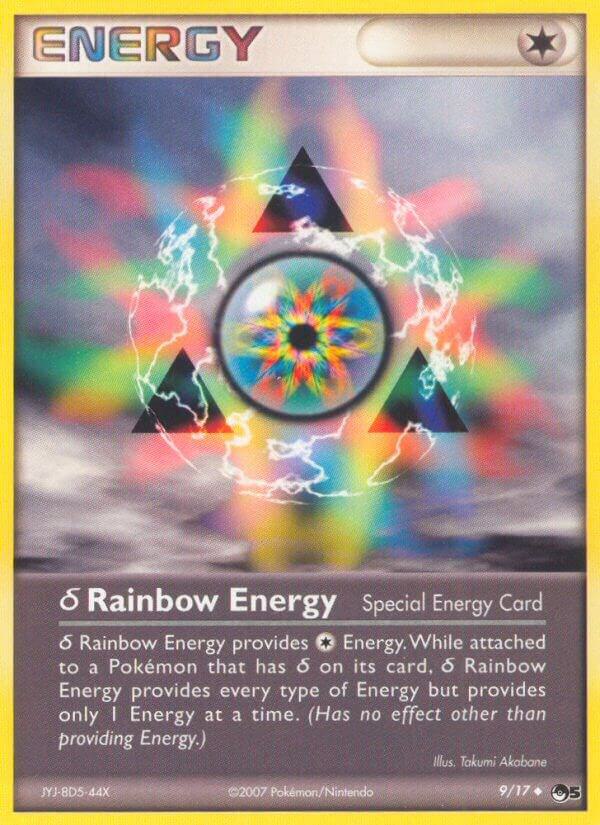 Delta Rainbow Energy 009/017 card from POP Series 5