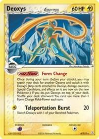 Deoxys (Delta Species - Speed Forme) 6/110 card from Holon Phantoms