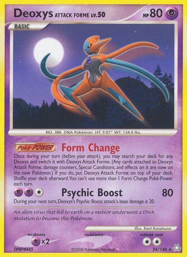 Deoxys Attack Forme 24/146 card from Legends Awakened
