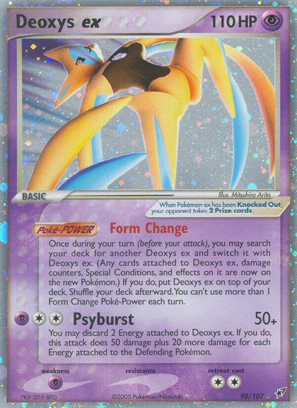 Deoxys ex (Attack Forme) 98/107 card from Deoxys