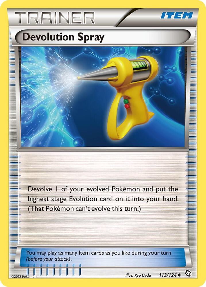 Devolution Spray 113/124 card from Dragons Exalted