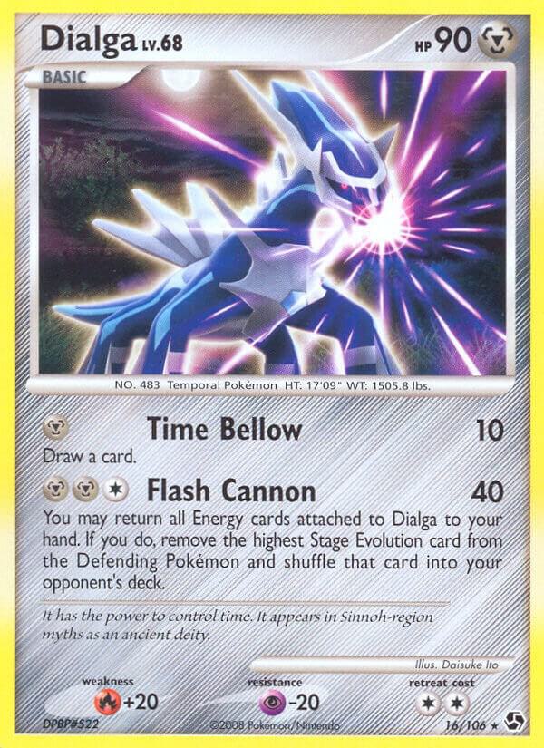 Dialga 16/106 card from Great Encounters