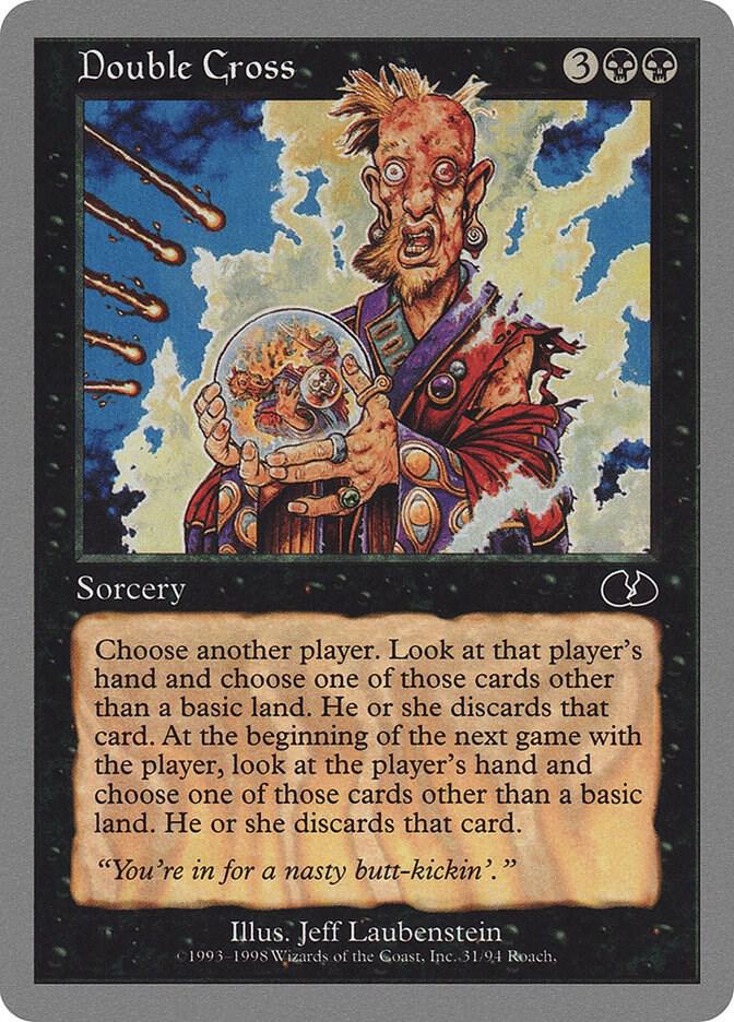 Double Cross 31 card from Unglued