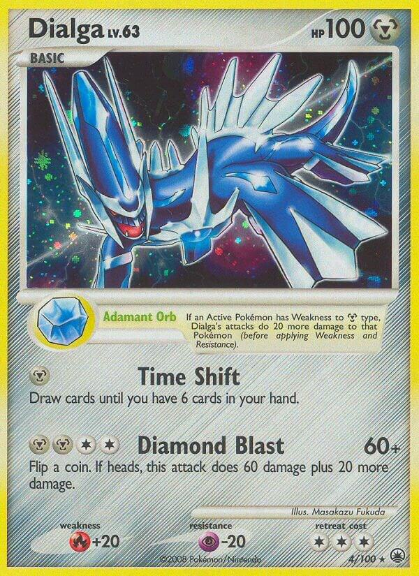 Dialga 4/100 card from Majestic Dawn