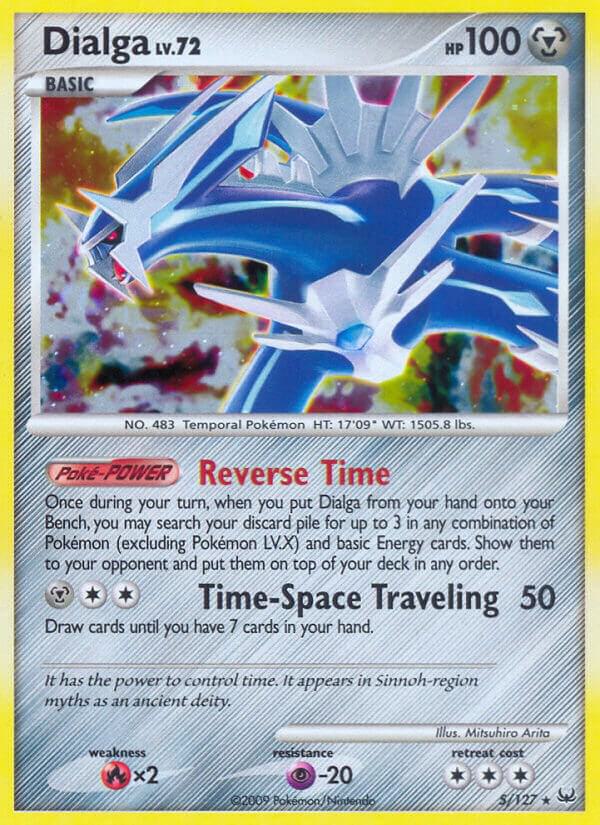Dialga (5) 5/127 card from Platinum
