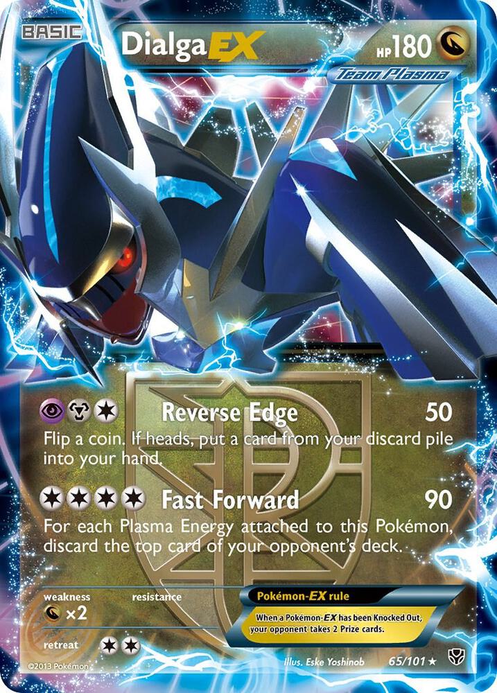 Dialga EX (Team Plasma) 65/101 card from Plasma Blast