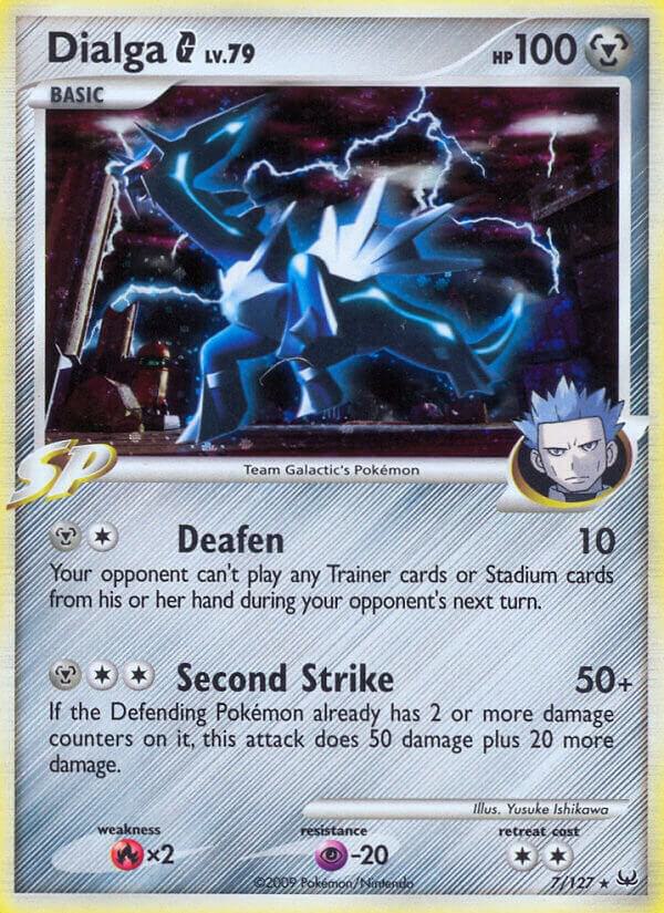 Dialga G 7/127 card from Platinum