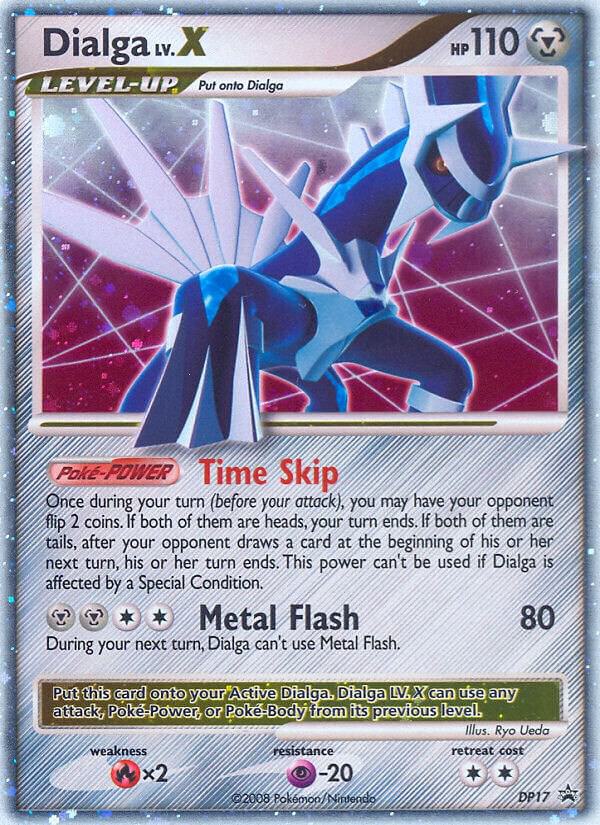Dialga LV.X DP17 card from Diamond and Pearl Promos